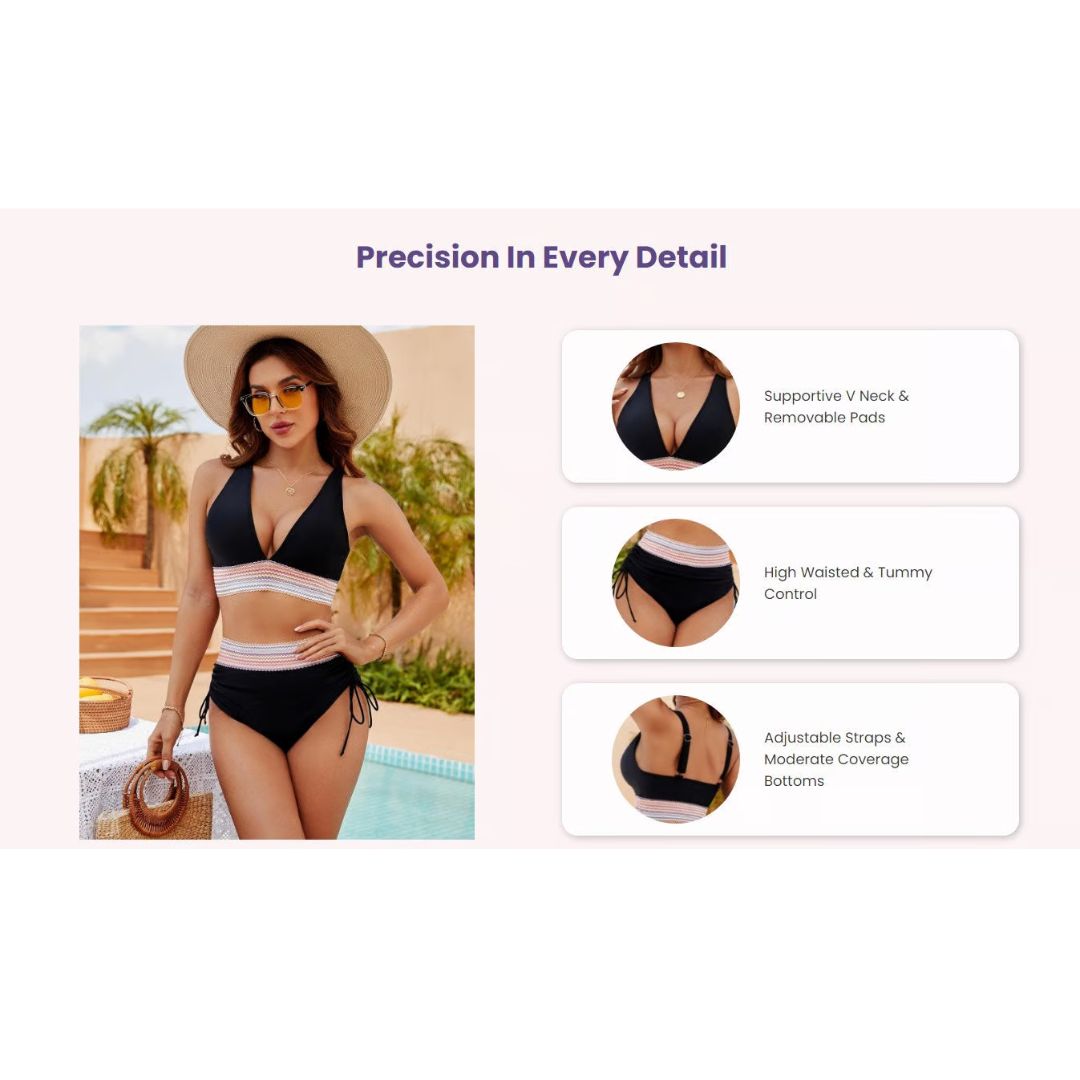 Isa - High-Waisted Bikini Set