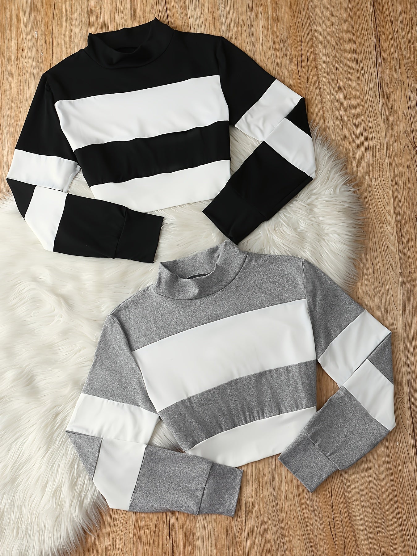 Vera - Crop Top High Neck Casual Chic New Style