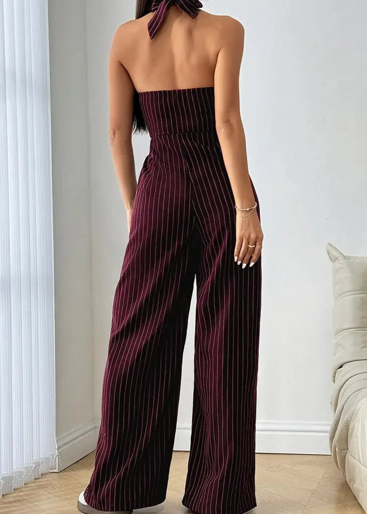 Natalie - Striped Jumpsuit