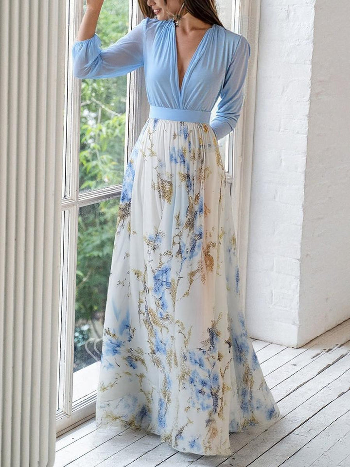 Tess -Long Dress with Flowers