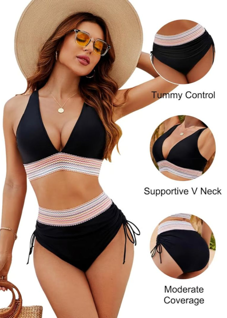 Isa - High-Waisted Bikini Set