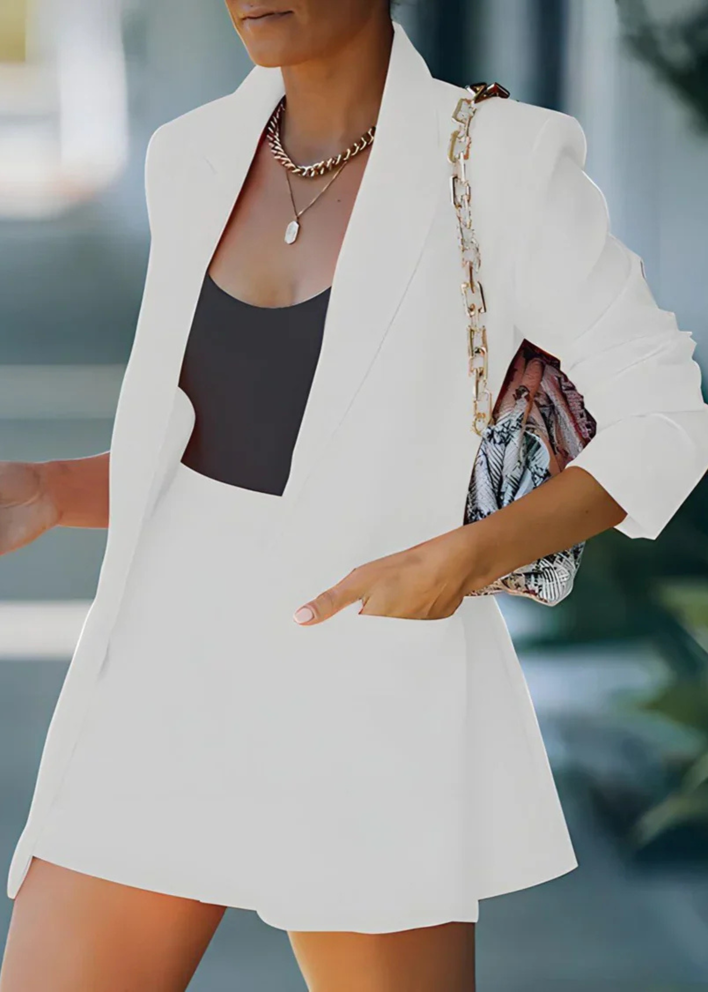 Zoe - 2-pieces blazer en shortset