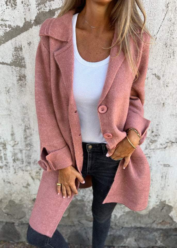Ada - Stylish Long Knit Coat