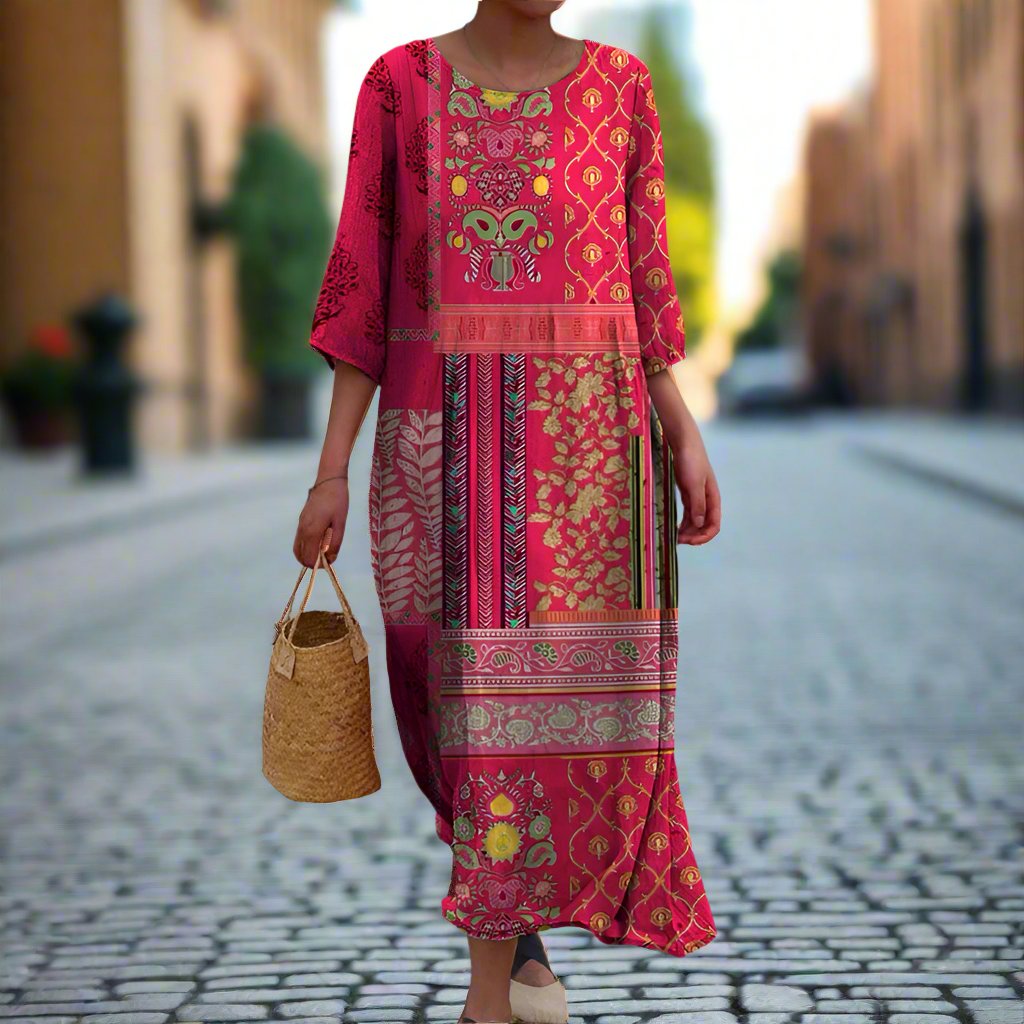 Amara - Boho Maxi Dress