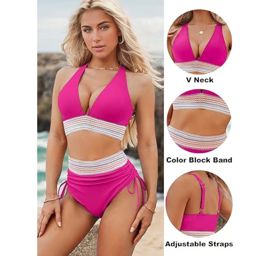 Isa - High-Waisted Bikini Set