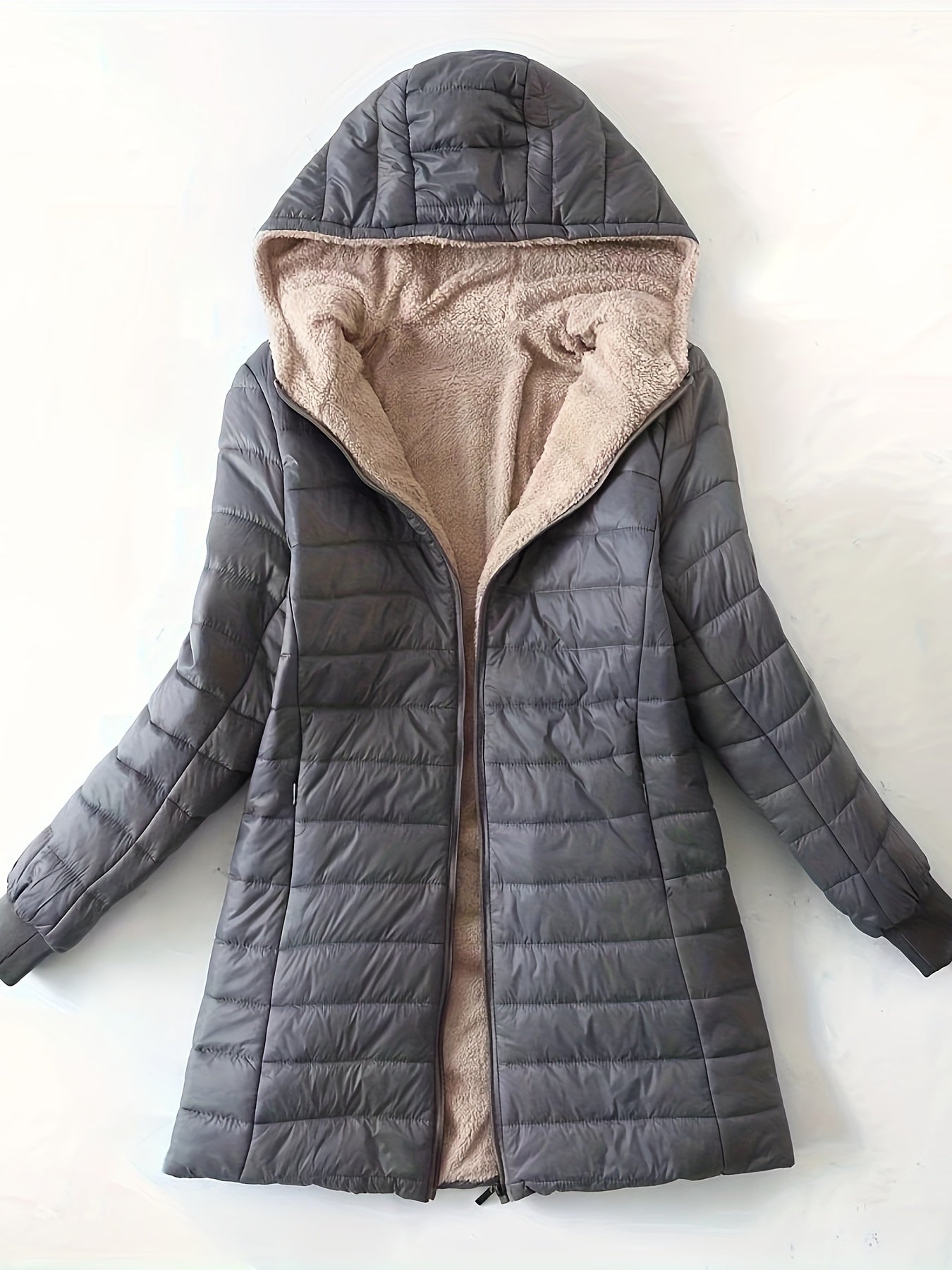 Abigail - Windproof Mid-Length Puffer Jacket