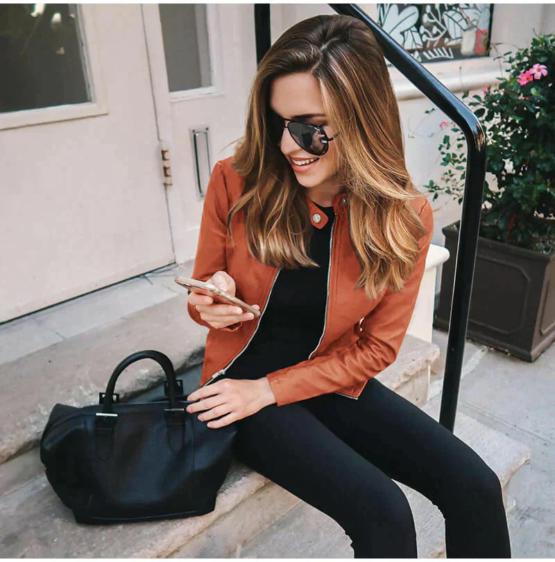 Sophia - Premium Italian Leather Jacket