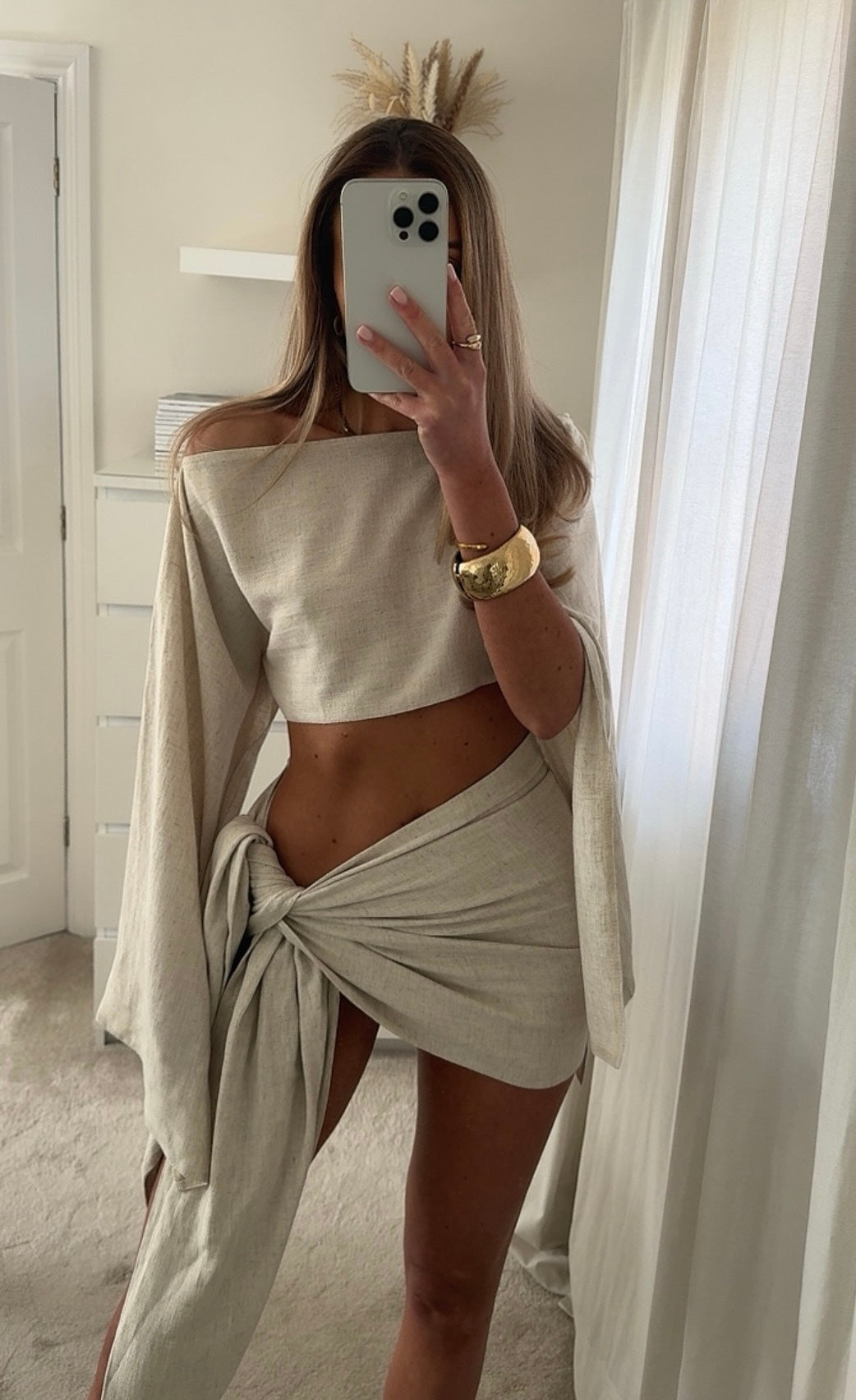 Ainsley - Linen Sarong Set