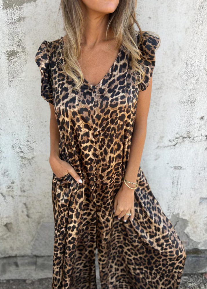 Lesley - Leopard Jumpsuit