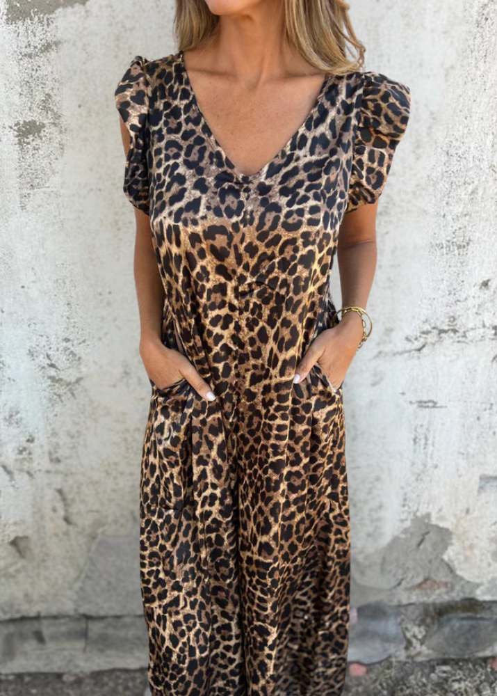 Lesley - Leopard Jumpsuit