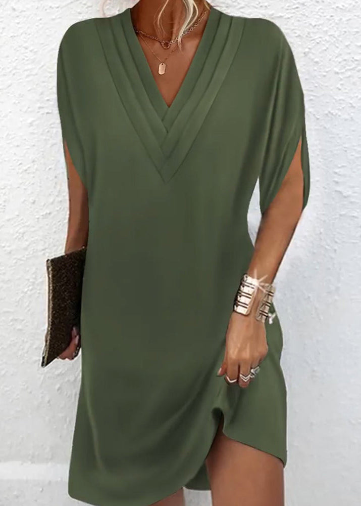 Nova - Elegant V-Neck Dress
