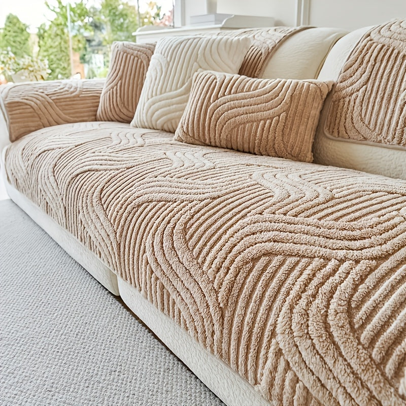 Luxurious Plush sofa covera