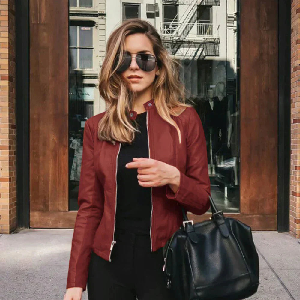 Sophia - Premium Italian Leather Jacket
