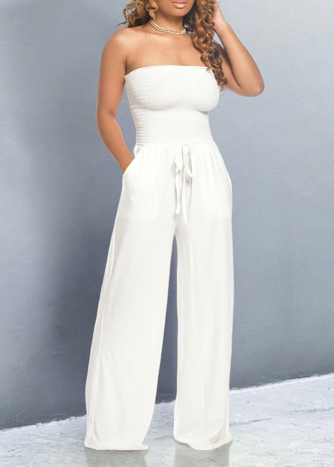 Isadora - Trendy Off-Shoulder Jumpsuit